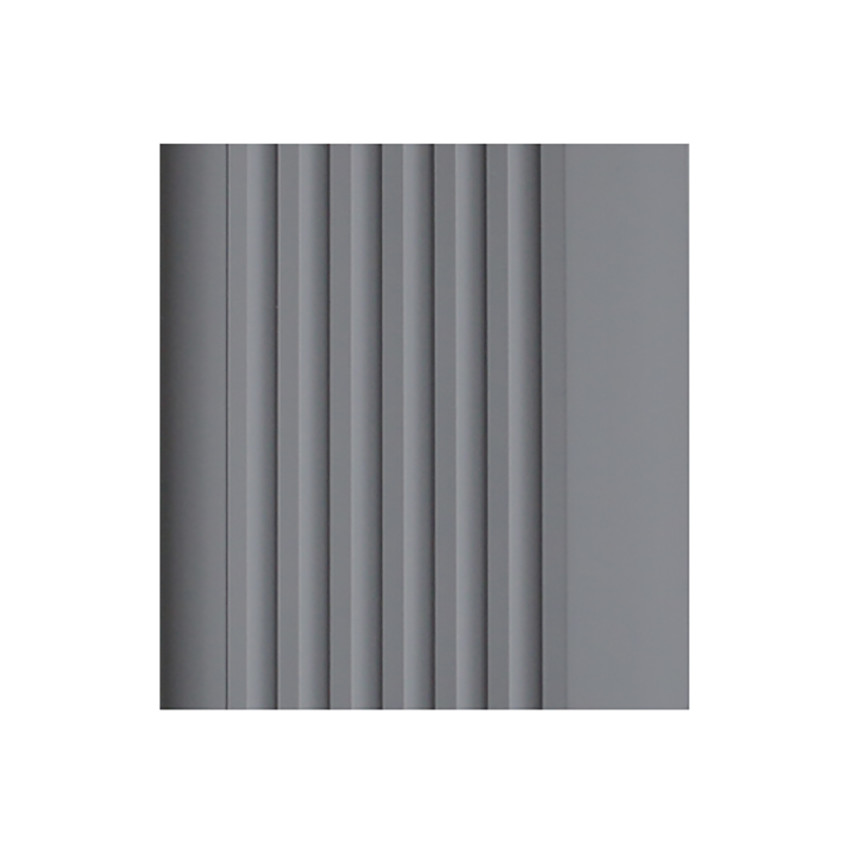 Non-slip stair nosing 70x40mm, 150cm, dark grey