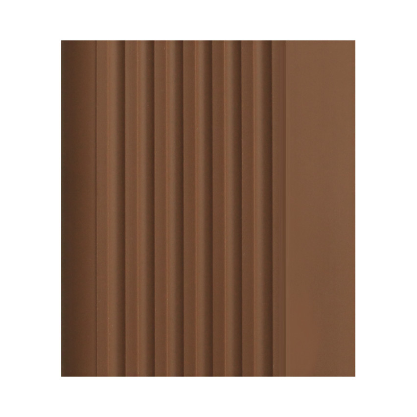 Non-slip stair nosing 52x40mm 150cm, brown