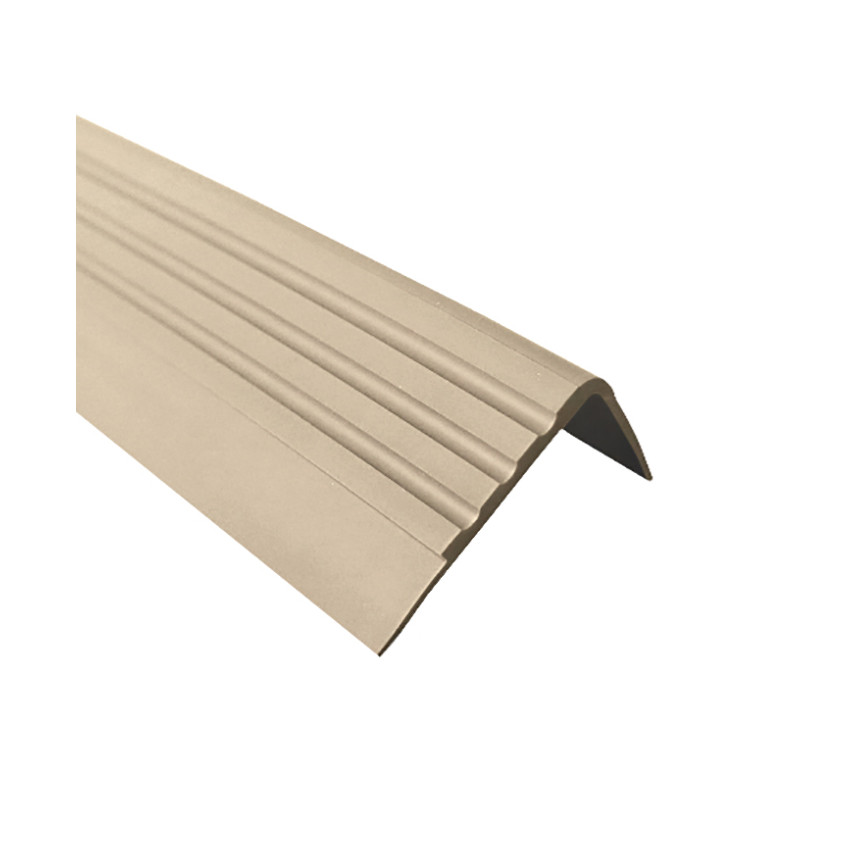 Non-slip stair nosing, self-adhesive, 30x27mm, beige