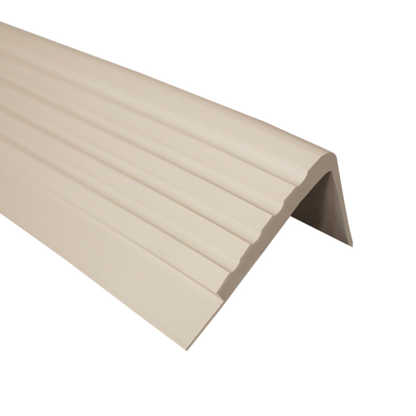 Non-slip stair nosing 50x45mm, 150cm, beige