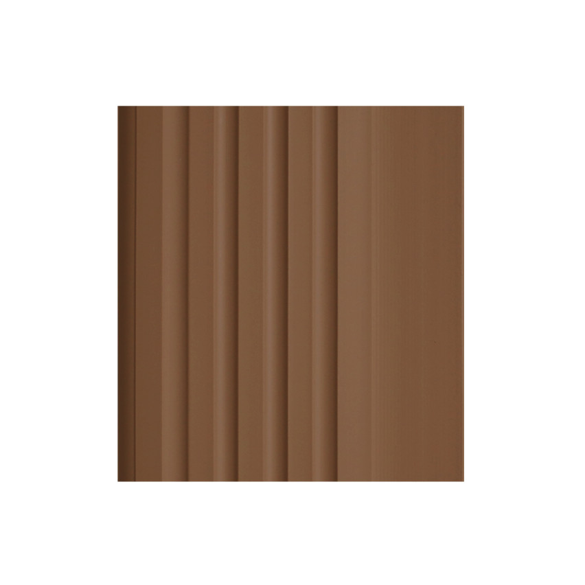 Non-slip stair nosing 50x45mm, 150cm, brown