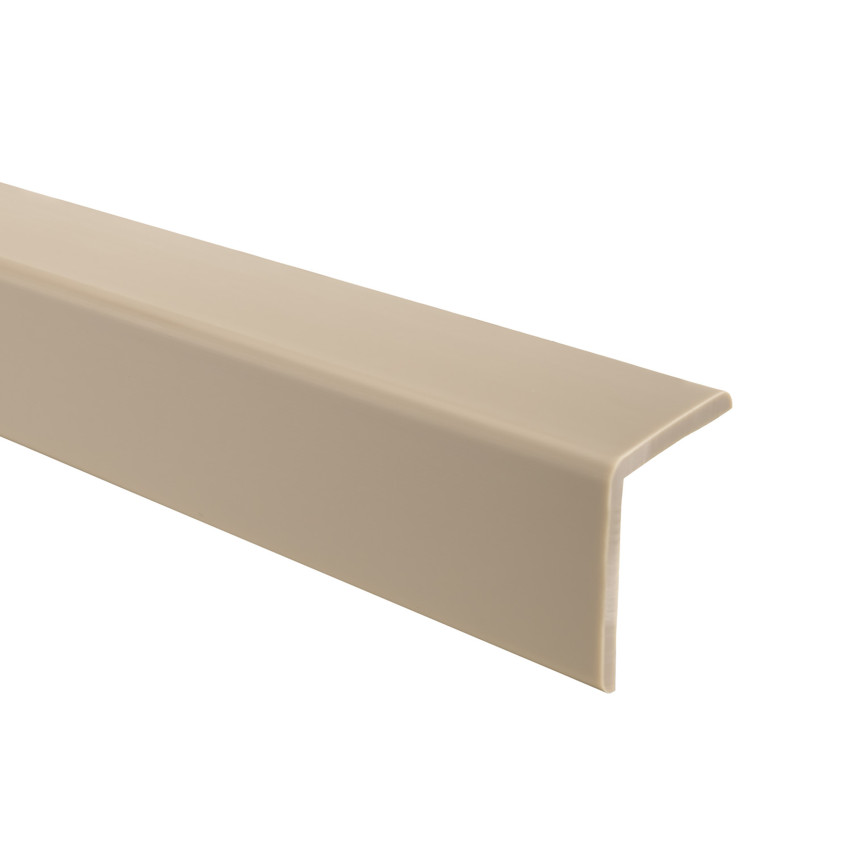 PVC Corner trim with glue, beige