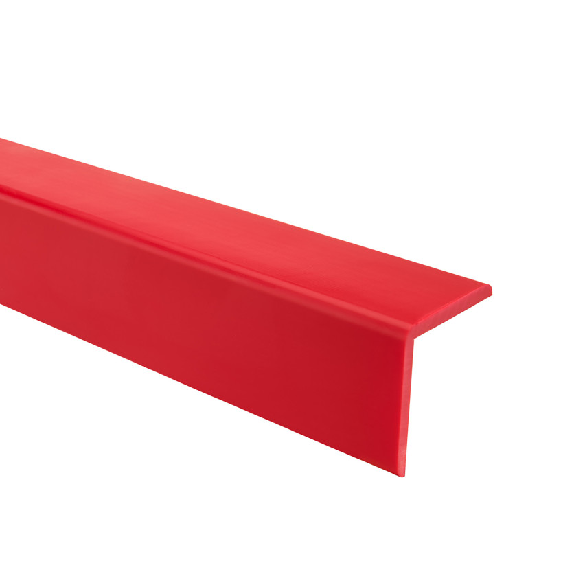 PVC Corner trim with glue, red