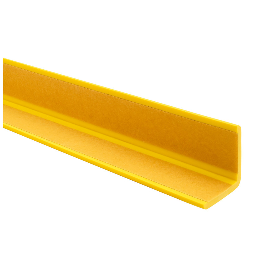 Samolepící ochranný roh na zeď, PVC, žlutá