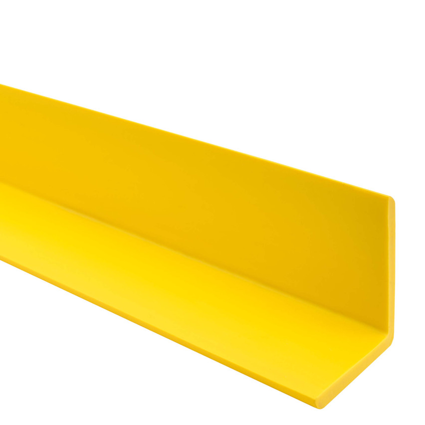 Ochranný roh na zeď, PVC, žlutá