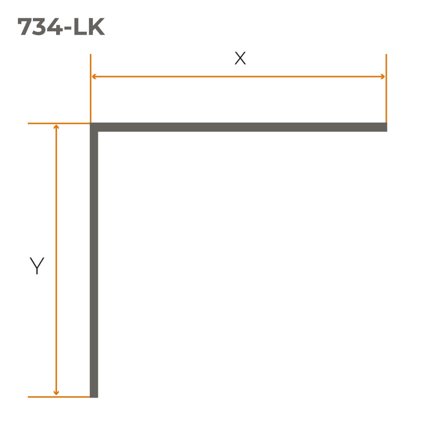 Curtain track cover, blind for curtain track 2m Grey 