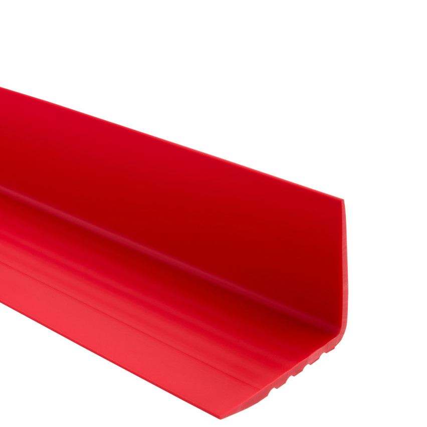 Veiligheid en gezondheid op het werk antislip trapprofiel waarschuwing RGP-O 50x50 mm 150 cm rood