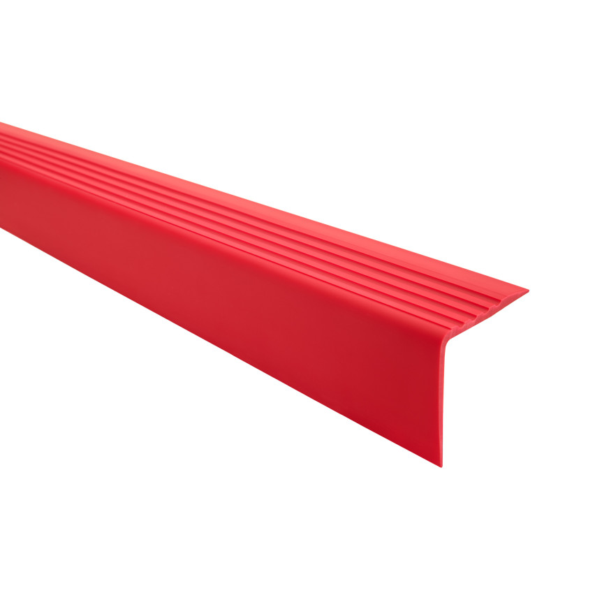 Antislip, zelfklevend waarschuwingstrapprofiel RGP-O 50x50 mm rood