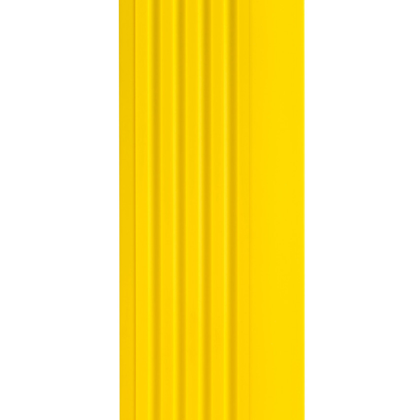 Protišmykový schodiskový profil s lepidlom, 50x42 mm, žltý, 