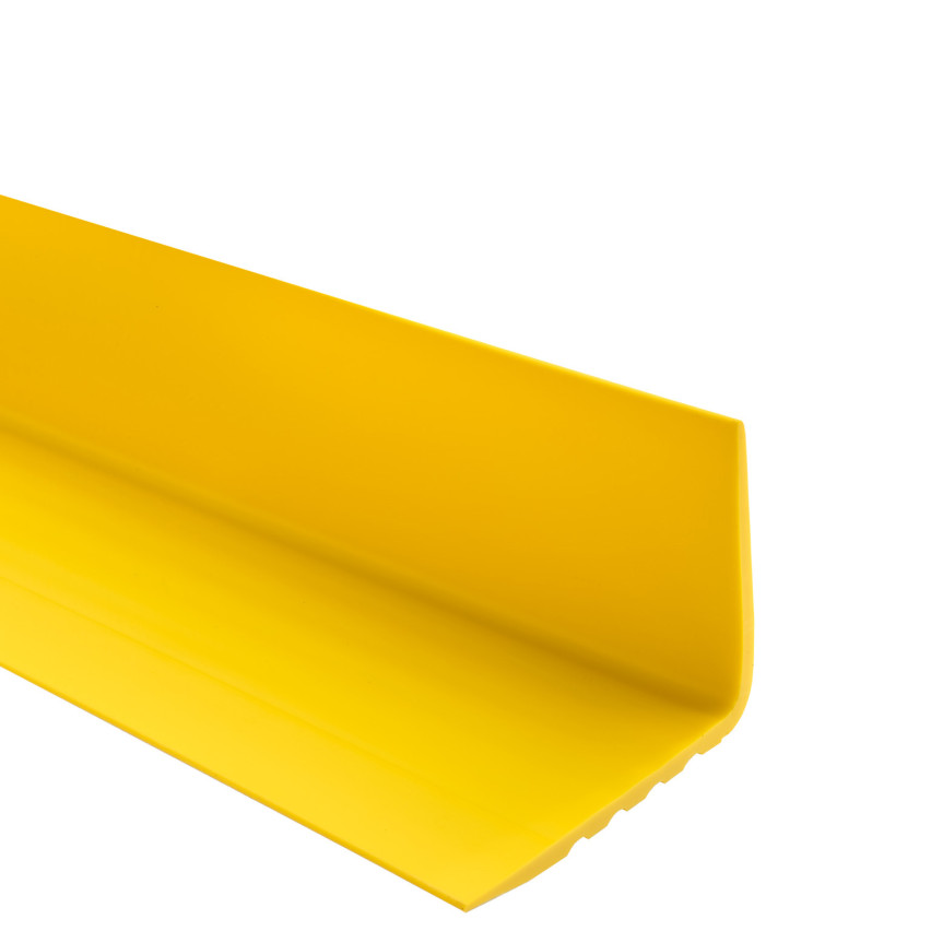 Non-slip stair nosing 50x42mm 150cm, gelb