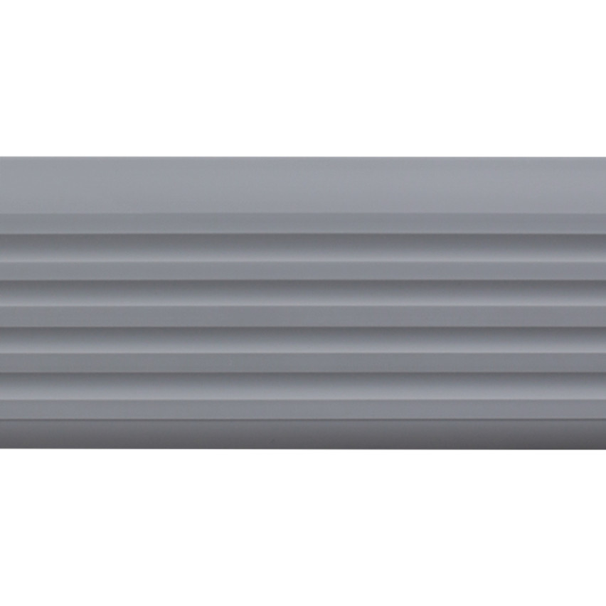 Plastová schodová hrana s lepidlem, neklouzavý 40x25mm tmavě šedá 