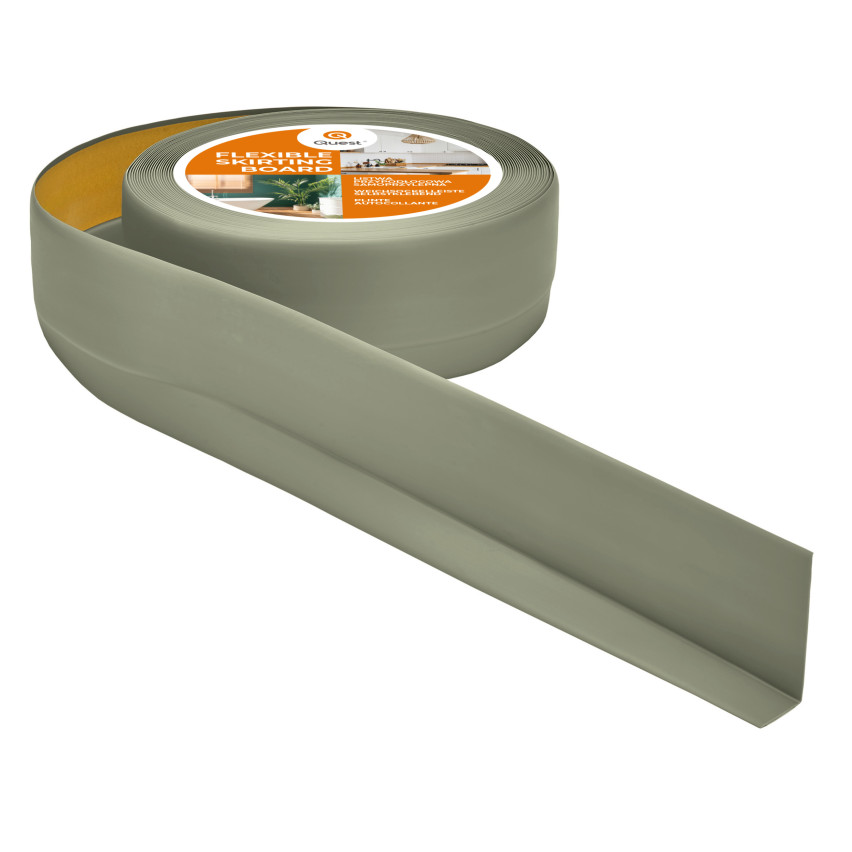 Itseliimautuva PVC jalkalista 50x20mm oliivinvihreä