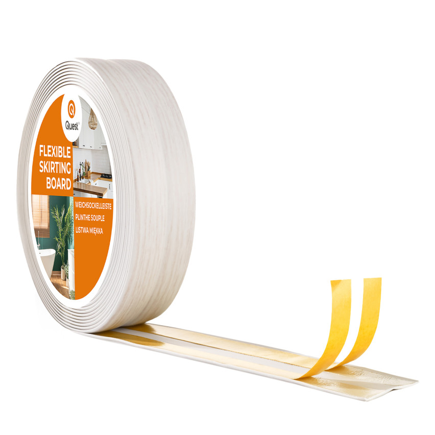 Apdailos juosta PVC bērzs, pašlīmējošs, sienų apdaila, minkšta juosta