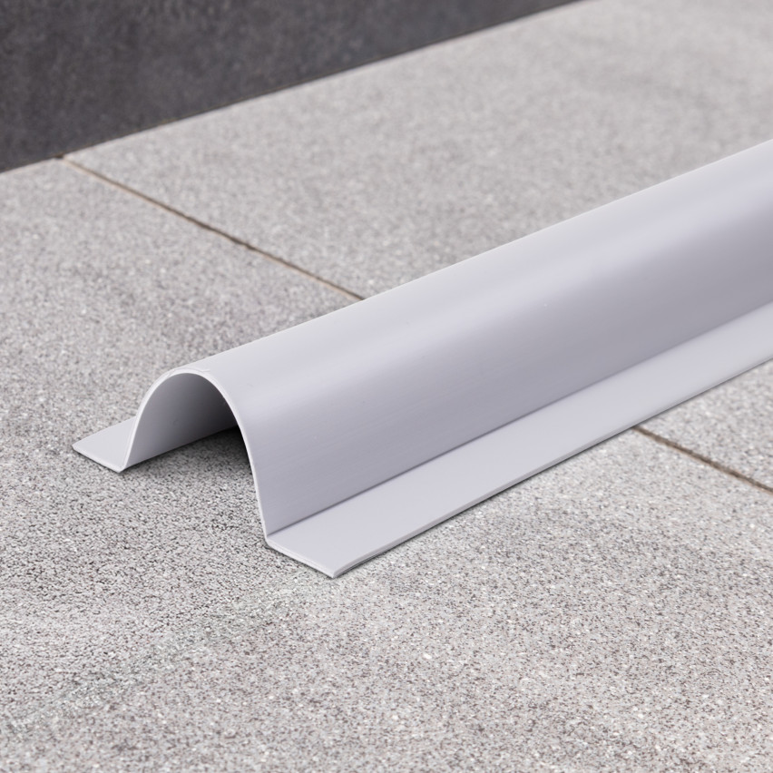 PVC multifunctional strip 6in1 - self-adhesive trim panel, black
