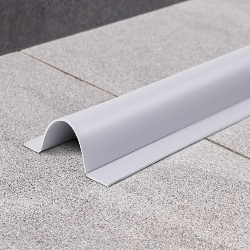 Listello multifunzionale in PVC 6in1 – pannello adesivo di finitura, bianco