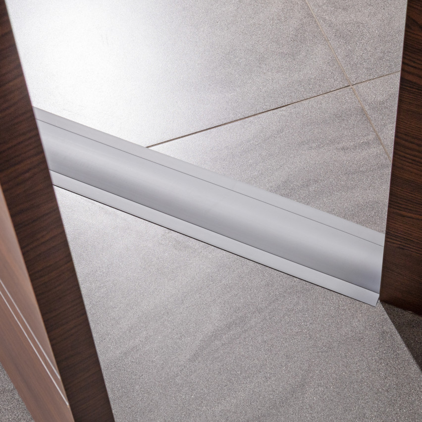 PVC multifunctional strip 6in1 - self-adhesive trim panel, black