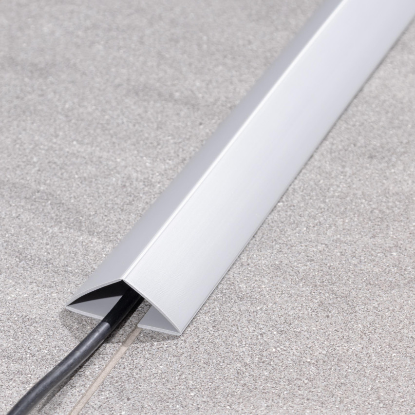 Profilo Multifunzionale in PVC 4in1 – Pannello di Finitura Autoadesivo, Grigio