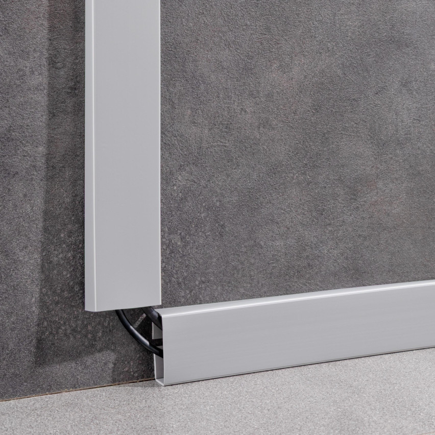 PVC Daudzfunkcionāla Līste 2in1 – Pašlīmējošs Apdares Panelis, 110Mm, Balts