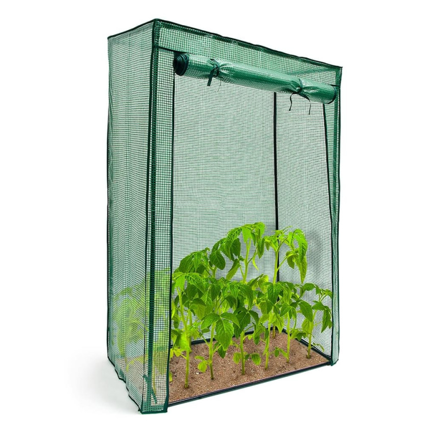 Tunelový skleník na pestovanie paradajok a inej zeleniny