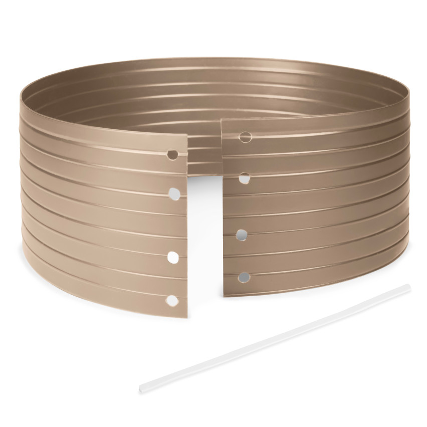 PVC irrigation circle - cultivation ring - beige