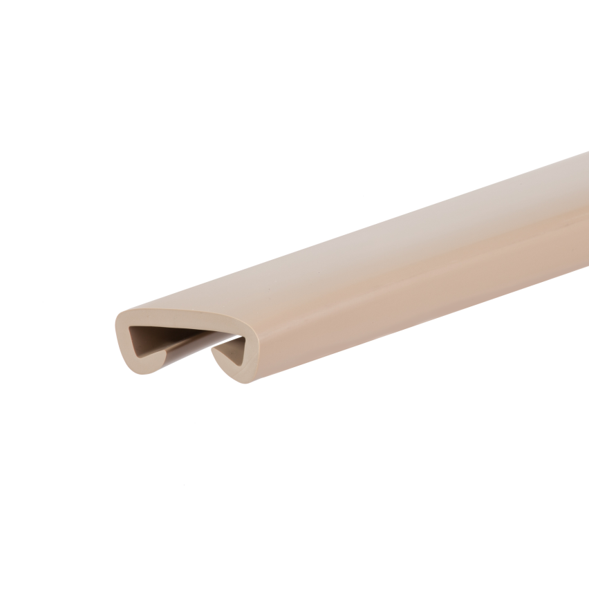 PVC madlo na zábradlí PREMIUM, 40x8mm, 1m, béžová