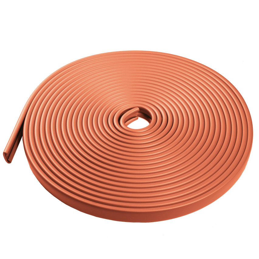 Margas PVC, kāpņu margas, kāpņu margas, PREMIUM, 40x8mm, ķieģeļu krāsā, 1m