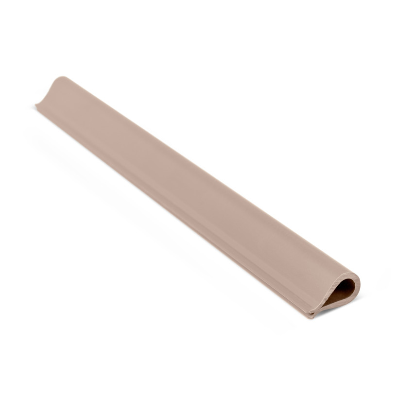 Clip for fixing panel strip - fence tape, beige
