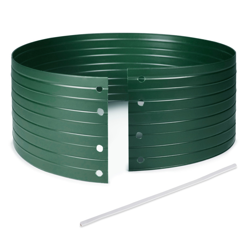 PVC irrigation circle - cultivation ring - green