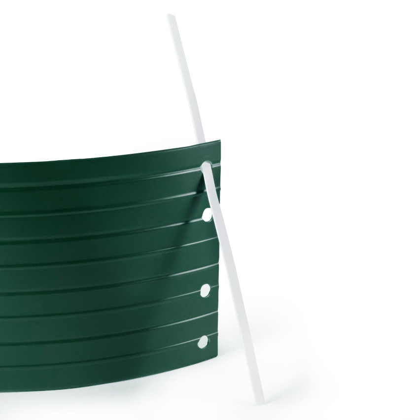Círculo de irrigação em PVC - anel de cultivo - verde