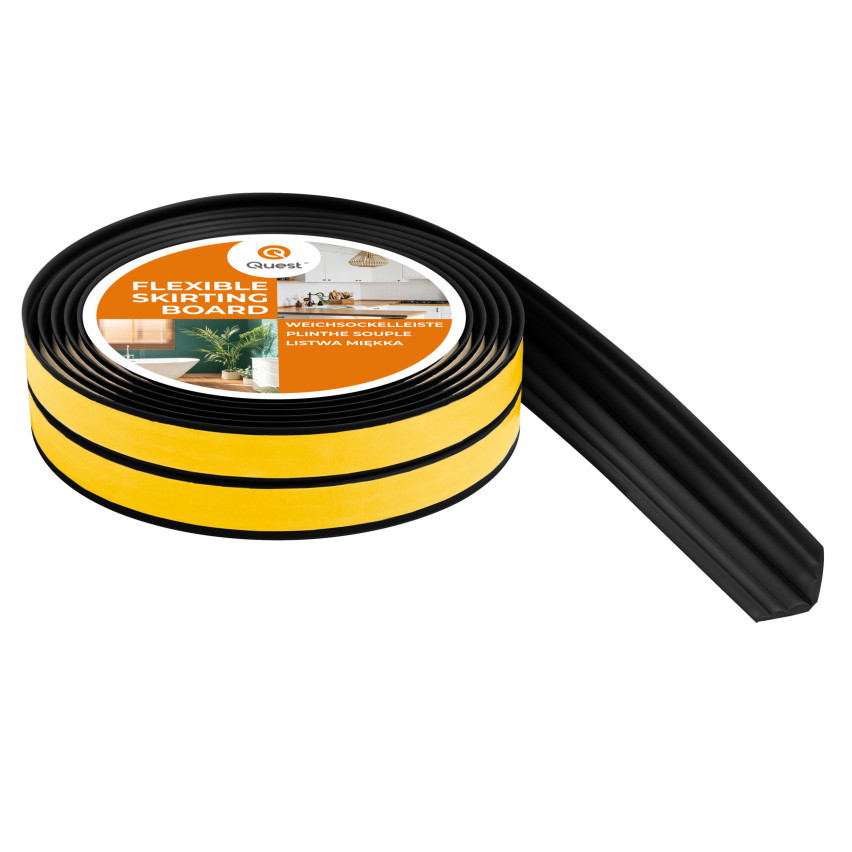 Anti-slip, protective, security strip PVC 40mm, LAP2 black, 5m