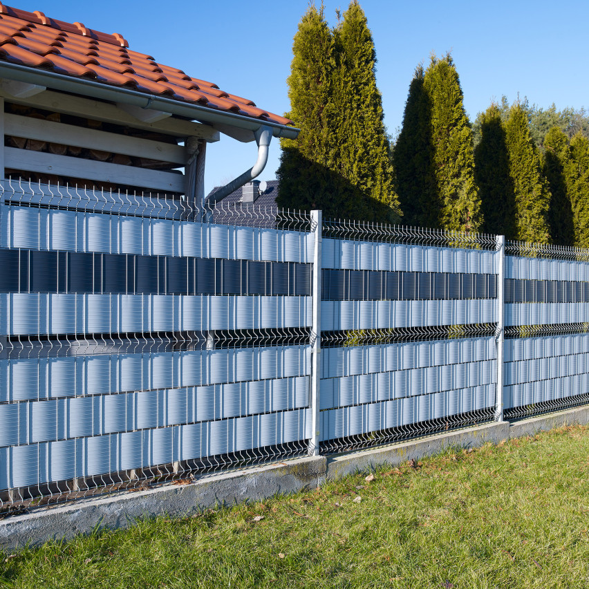Hard PVC Strip Screen Strip for The Panel Fences Manufacturer, grey