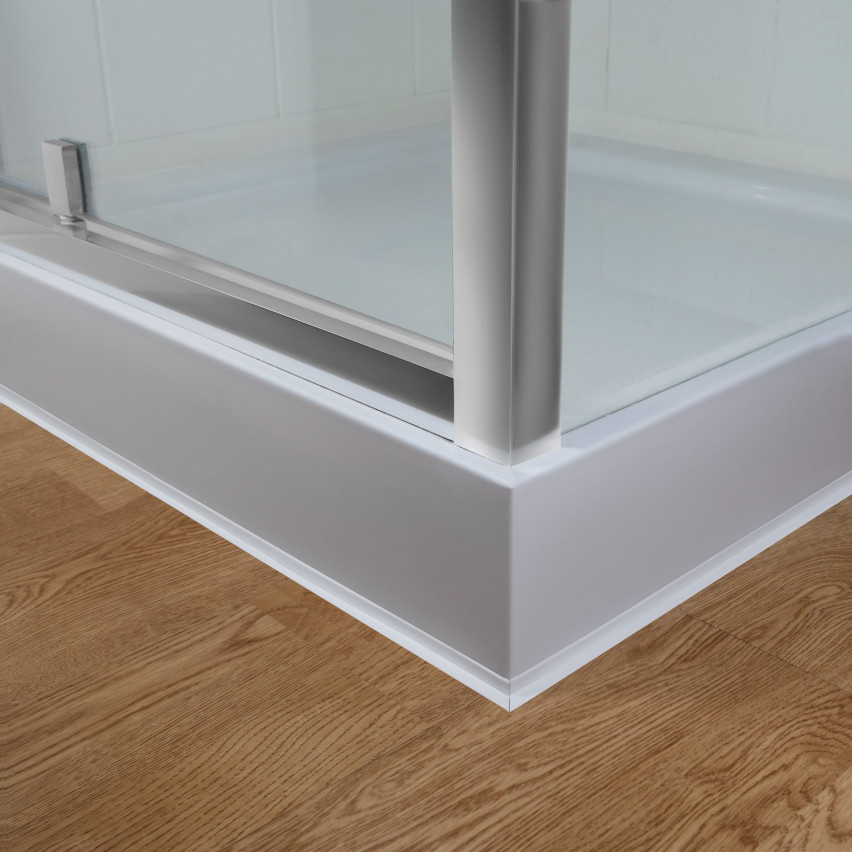 Minkštas grindjuostės lipnus 10x10mm virtuvės ir vonios kambario lenkimo PVC sandarinimo juosta sandarinimo juosta balta 5m