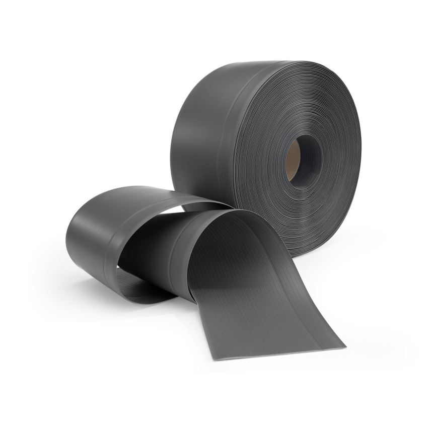 PVC 100x25mm skirting board dark grey