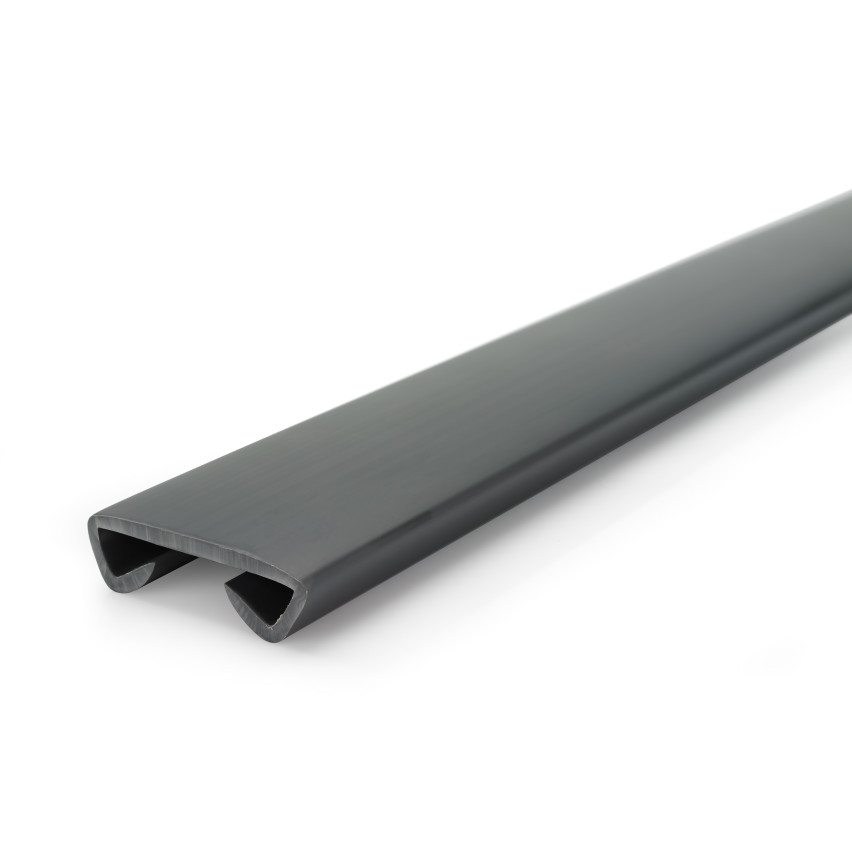 Madla na zábradlí PVC Standard 40x8mm tmavě šedá 