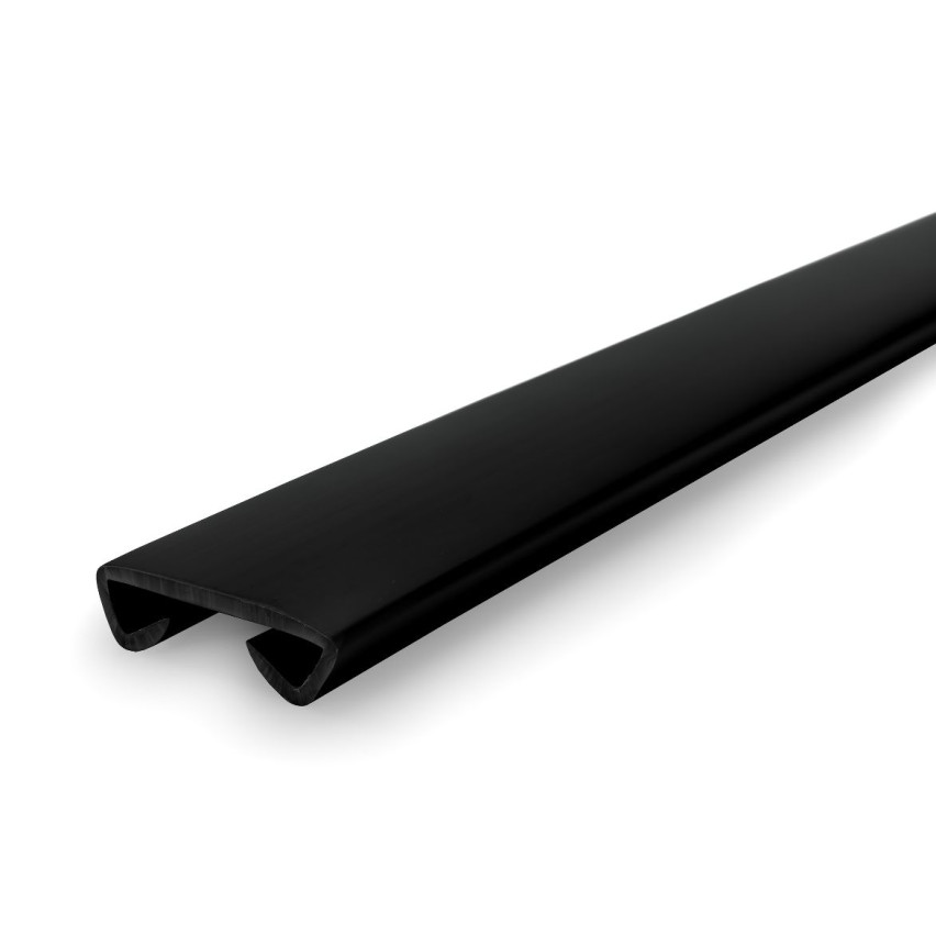 PVC handrail STANDARD railing 40x8mm black 