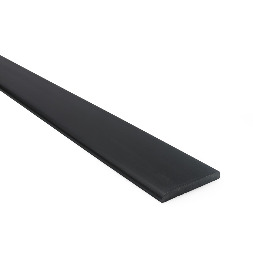 System skirting board LP, black, 1.5m