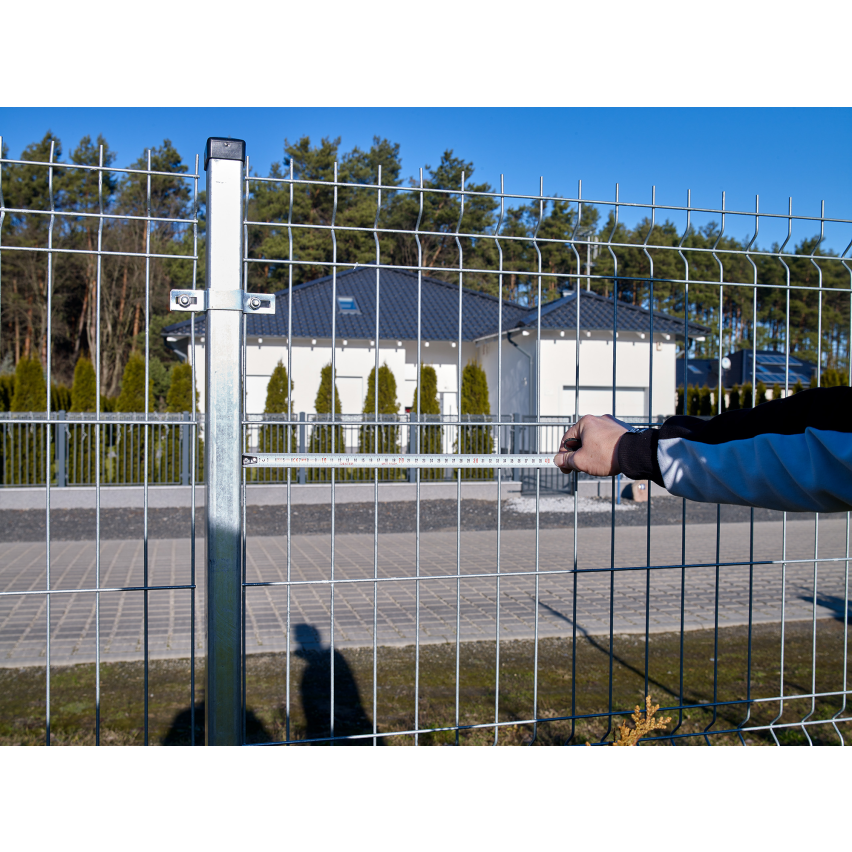 Kietosios PVC privatumo juostos Privatumo ritinys Dvigubos juostos tvora Sodo tvoros juostos Aukštis: 4,75 cm Storis: 1,5 mm, pilka RAL7040
