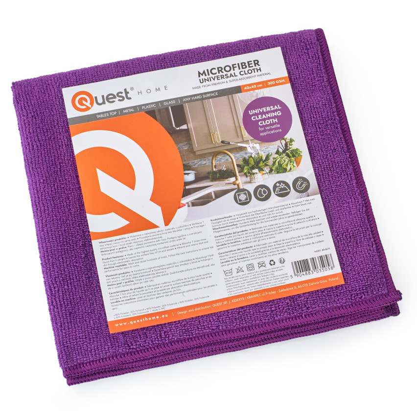 Multi-purpose microfiber cloth - All Purple