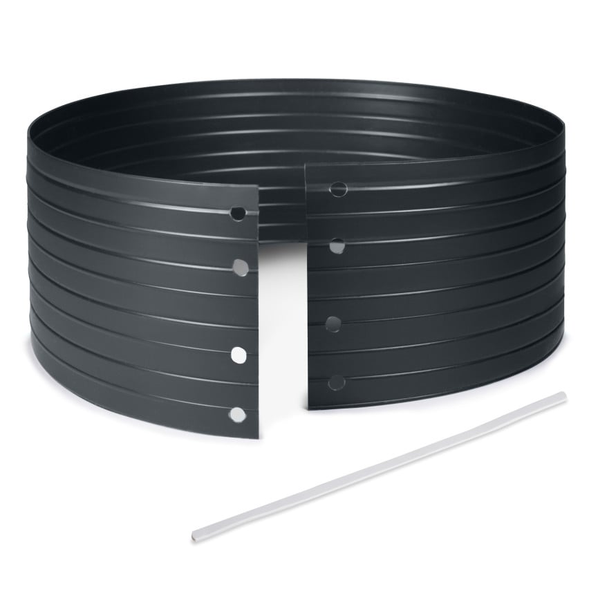 PVC irrigation circle - cultivation ring - graphite