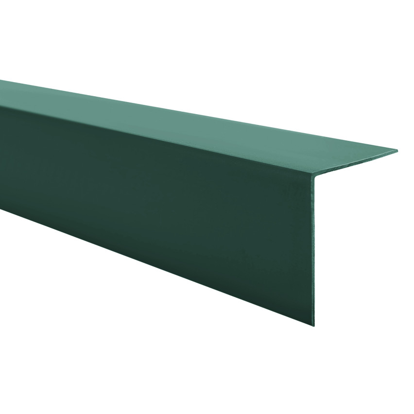 Profilo angolare rigido in PVC, plastica, protezione bordi, verde