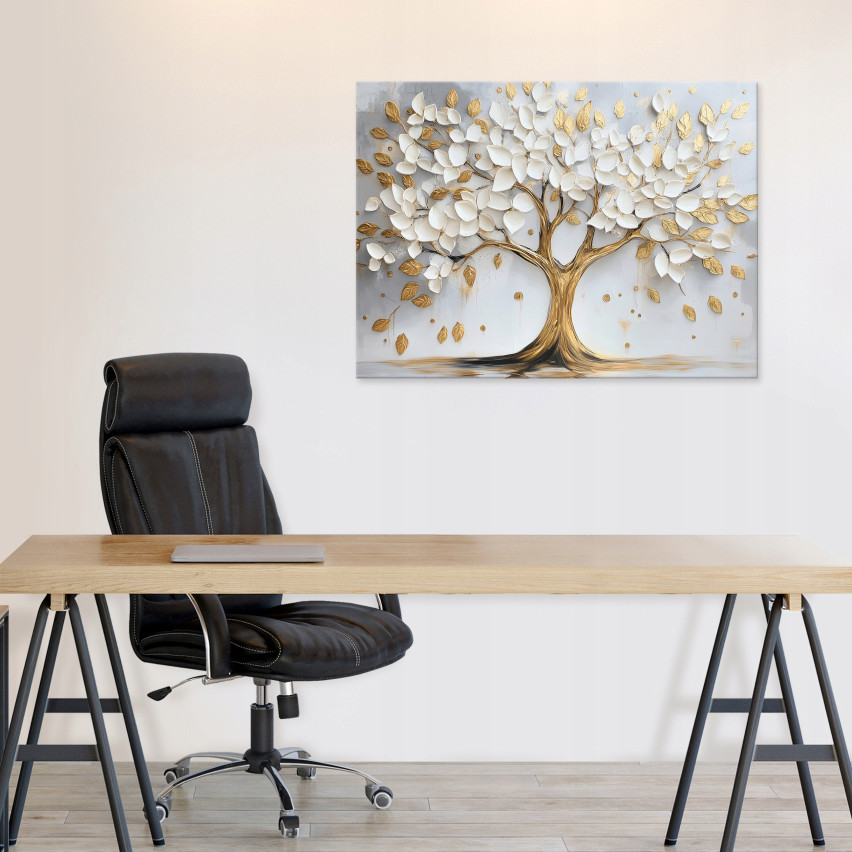 IMAGEM DE QUARTO PARA A SALA DE ESTAR COZINHA FLORES 3D PLACA DE PAREDE 120x80