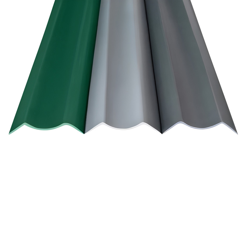 PVC fence board for vertical installation - Gray