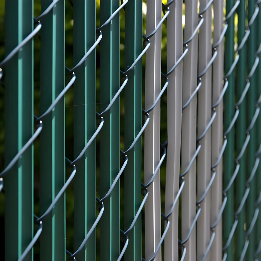 PVC fence board for vertical installation - Gray