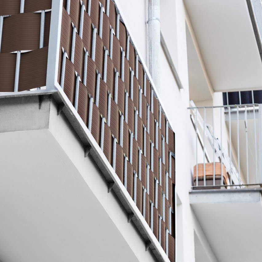 Plotová páska Quest® Lux 900 g/m², 19cm Hnedá RAL 8017