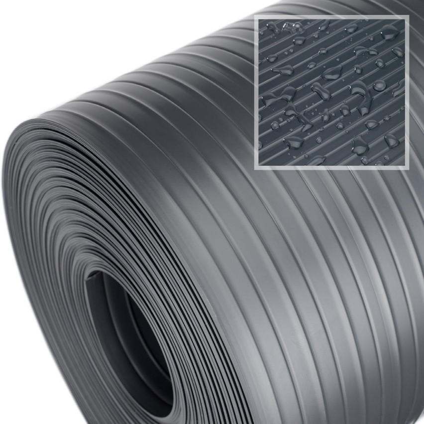 Fence Tape Quest® Lux 900 g/m², 19cm Anthracite RAL7016, 26 m