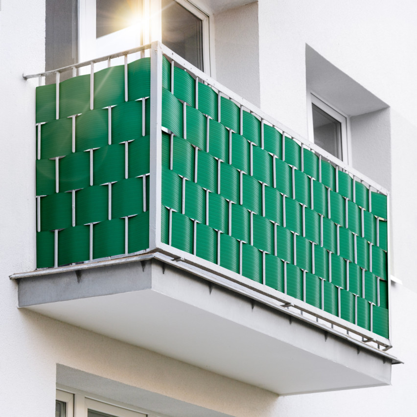 Fence Tape Quest® Lux 900 g/m², 19cm Green RAL 6005
