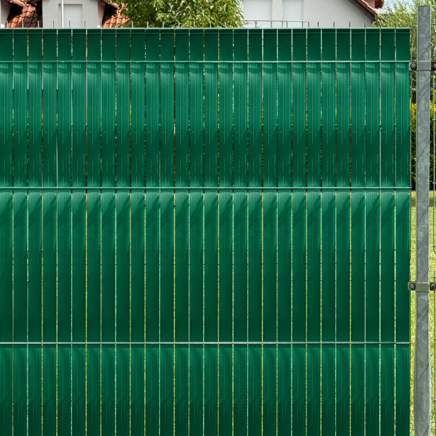 Nastro per recinzioni in PVC verde, 900 g/m², RAL 7016, ideale per privacy e protezione