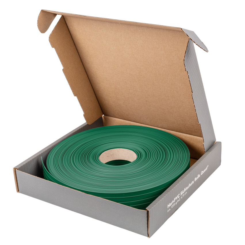 Nastro per recinzioni in PVC verde, 900 g/m², RAL 7016, ideale per privacy e protezione