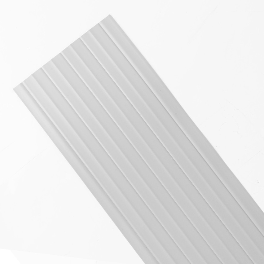 Fita de vedação em PVC 10 cm, ripa estreita para vedações de painel premium, 900 g/m2, cinzento RAL 7040
