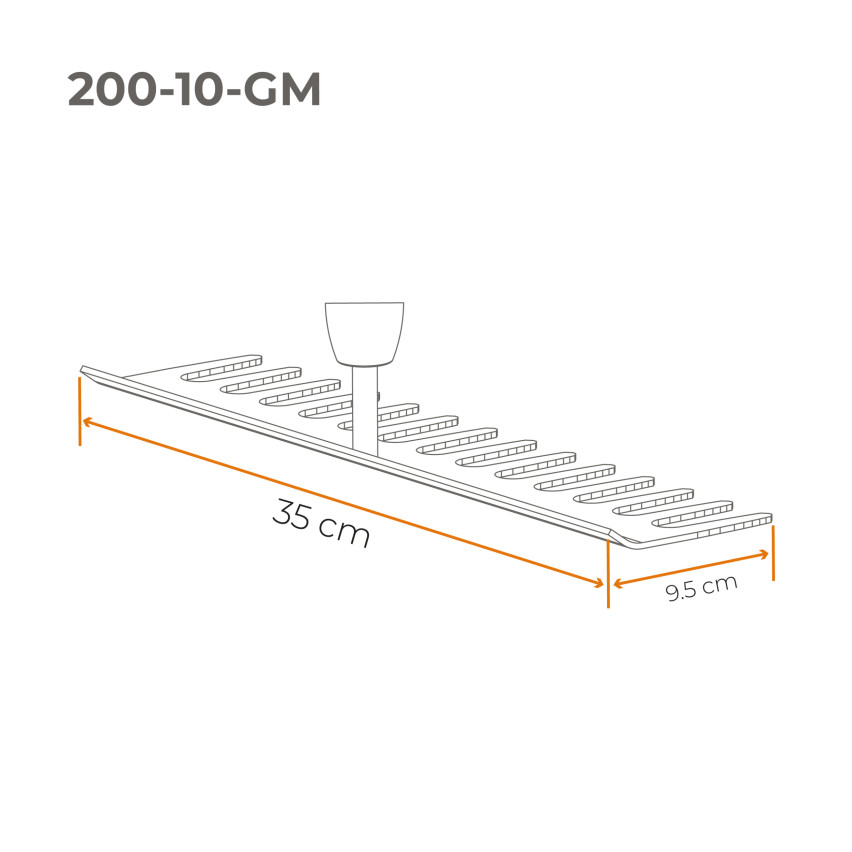 Rastrillo de jardín metálico – sistema de jardín QUEST